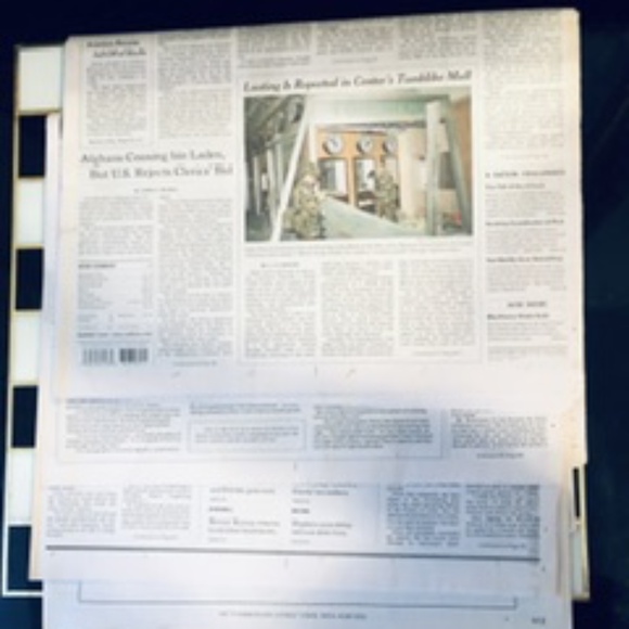9/21/2001 The New York Times - Picture 4 of 10